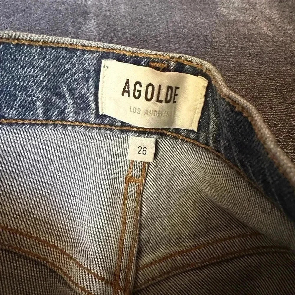 AGOLDE Riley High Rise Straight Jeans size 26 - Picture 4 of 11